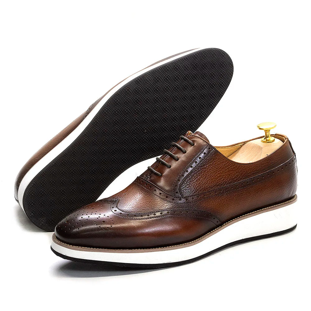 Borghese Wingtip Brogue Sneakers