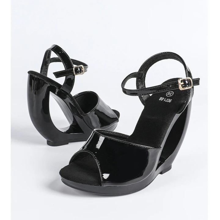 Arcata Cutout Wedge Sandals
