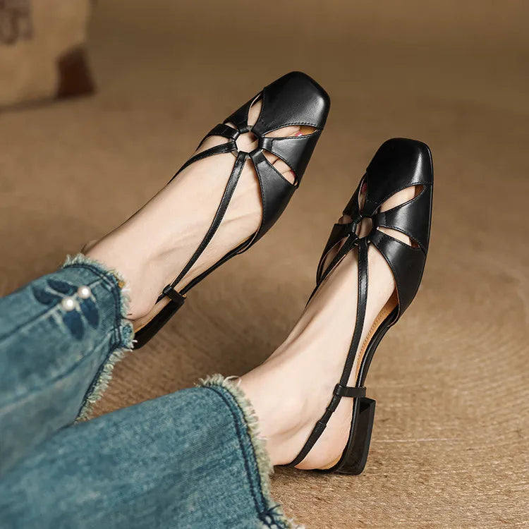 Sienna Cutout Slingbacks