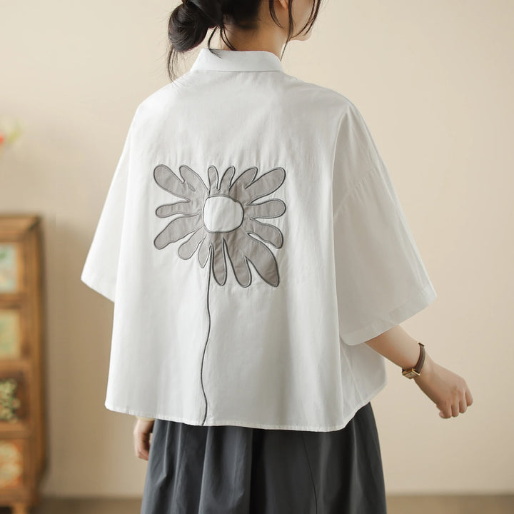 Fiorella Appliqué Camp Shirt