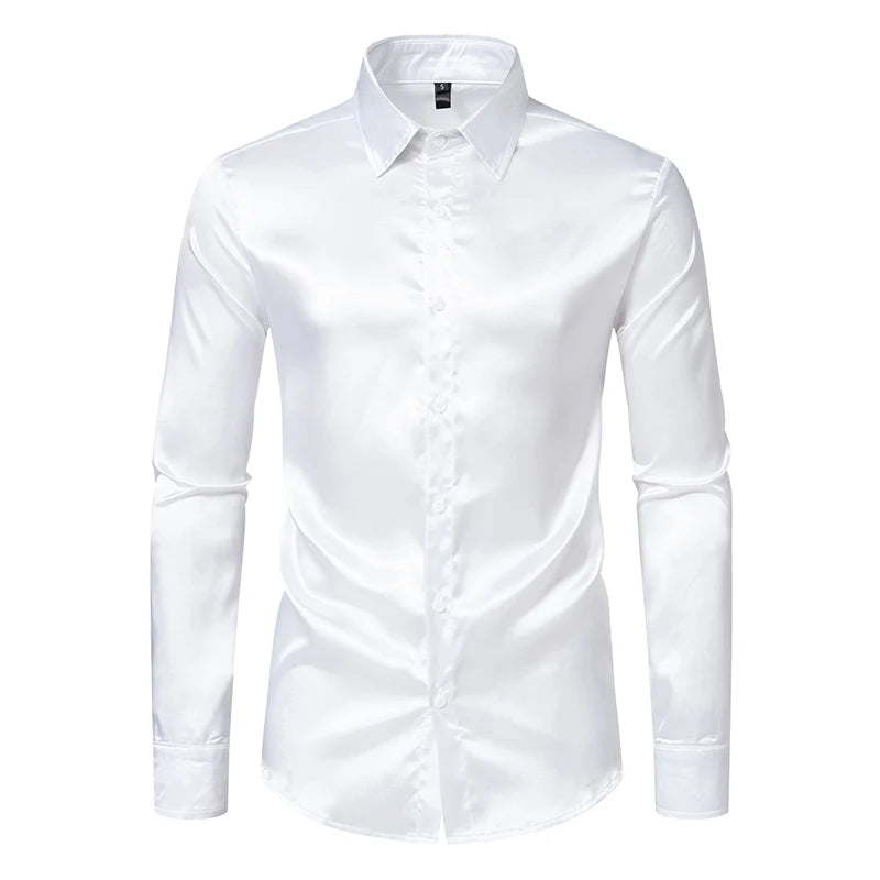 Lucente Satin Dress Shirt