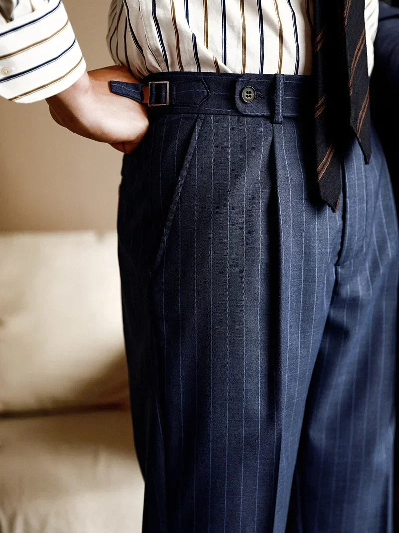 Vittorio Pinstripe Trousers