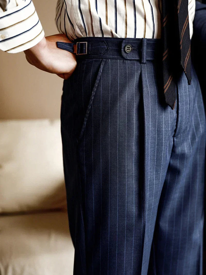 Vittorio Pinstripe Trousers