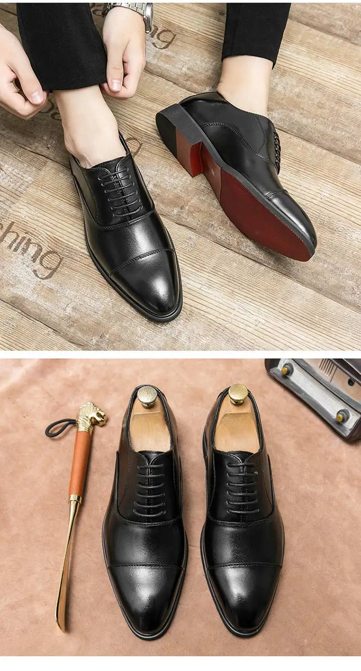 Cardinale Red Sole Oxfords