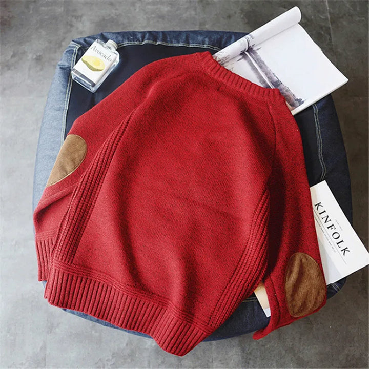 Gomito Elbow-Patch Knit Sweater