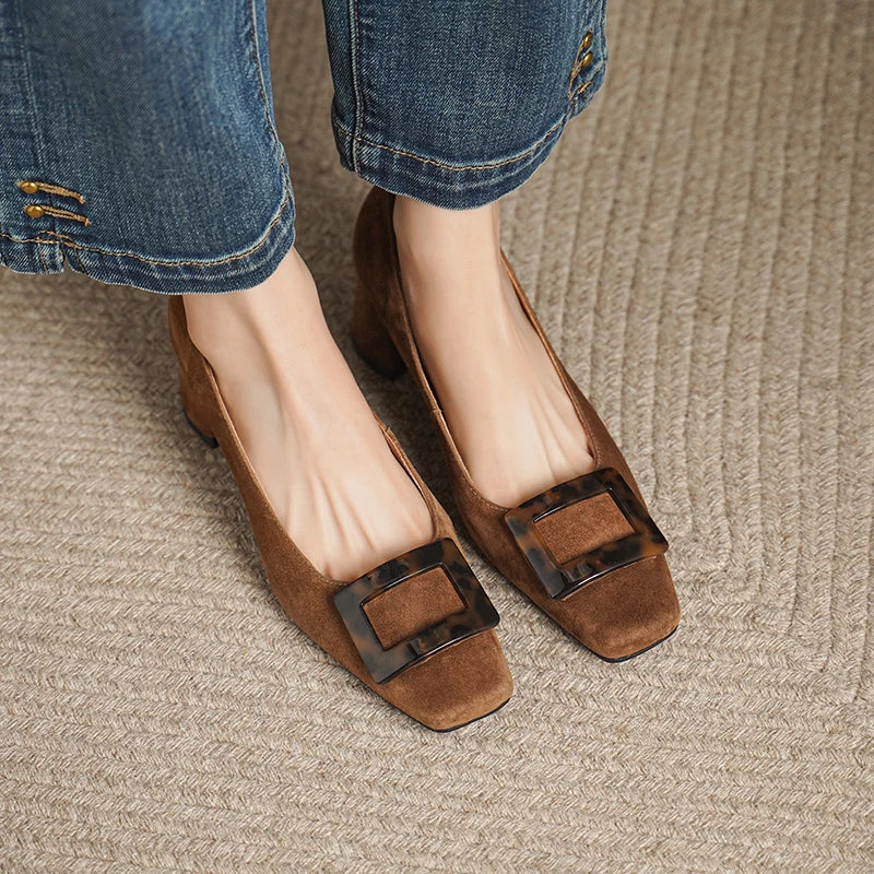 Adriana Suede Pumps
