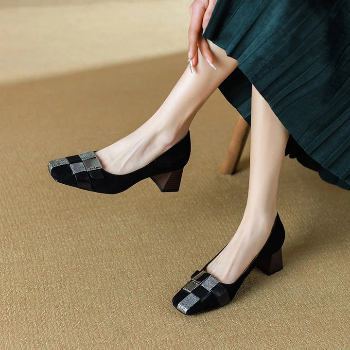 Cintura Suede Pumps