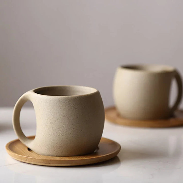 Earthen Ritual Cup & Saucer
