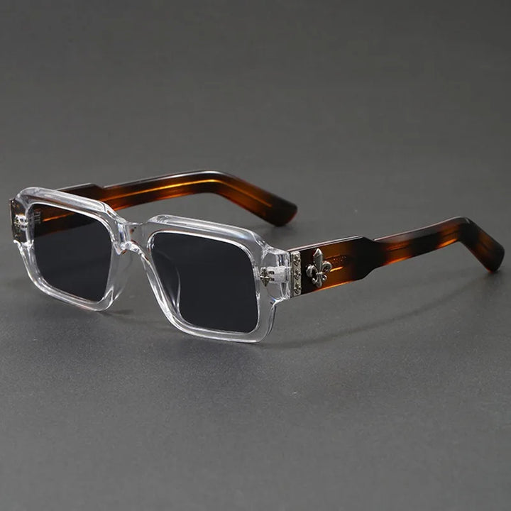 Fleur Crest Square Sunglasses