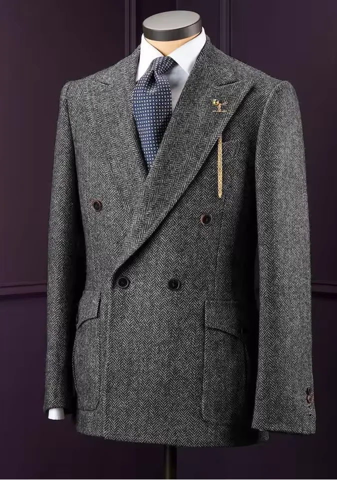 Prescott Herringbone Blazer
