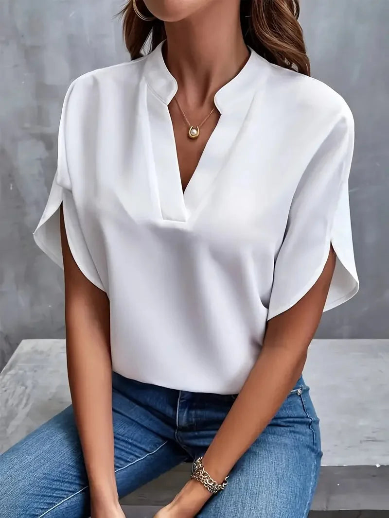 Brezza V-Neck Dolman Blouse