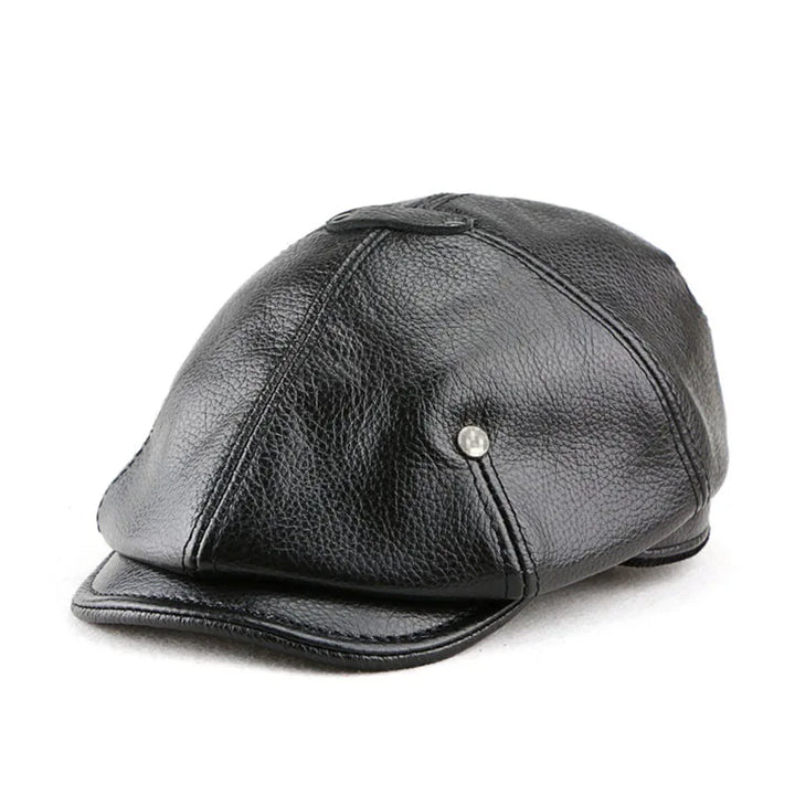 Caldwell Full Grain Leather Cap