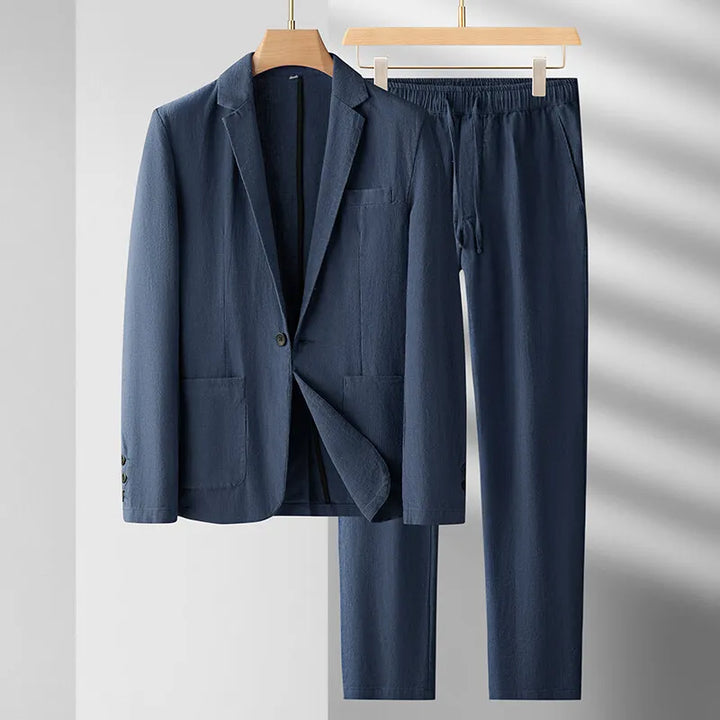Sandgrain Linen Suit Set