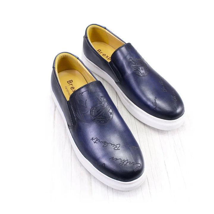 Berluti Scritto Slip-On Sneakers
