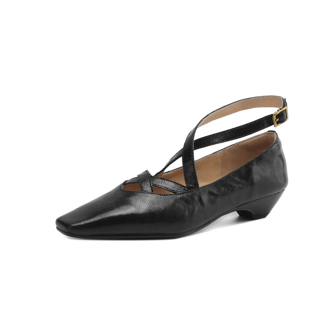 Lucera Leather Flats
