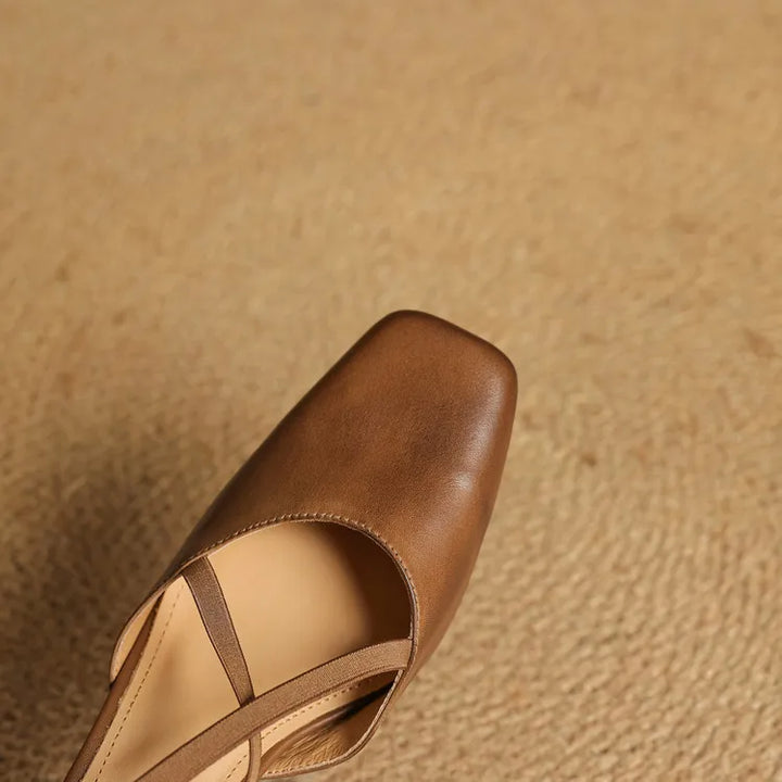 Lirena Leather Heels