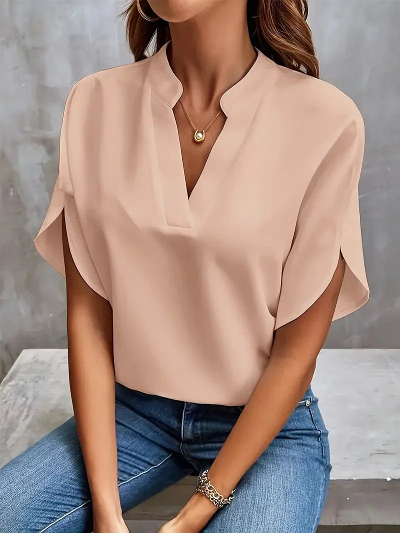 Brezza V-Neck Dolman Blouse