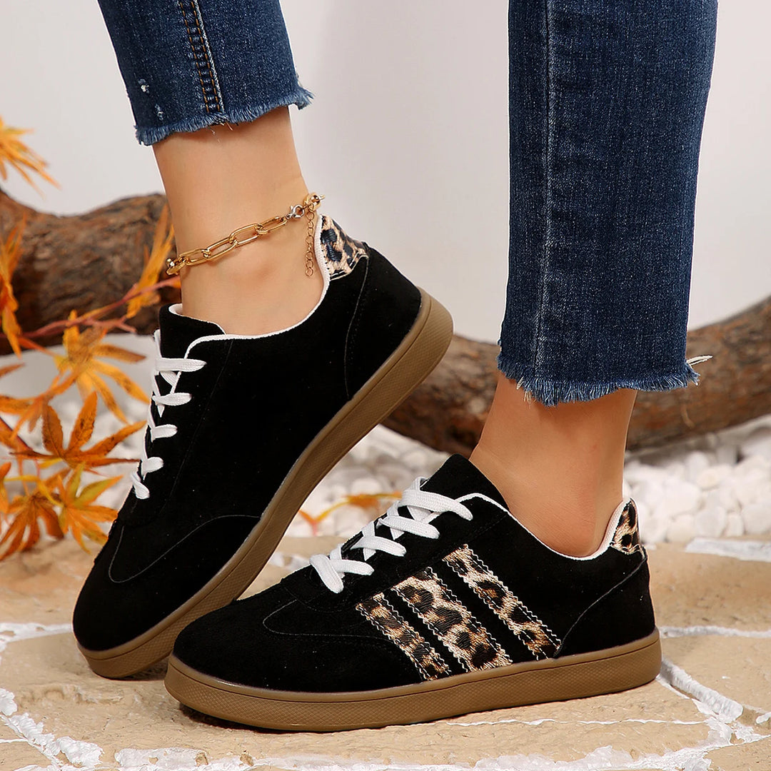 Savana Leopard Stripe Sneakers