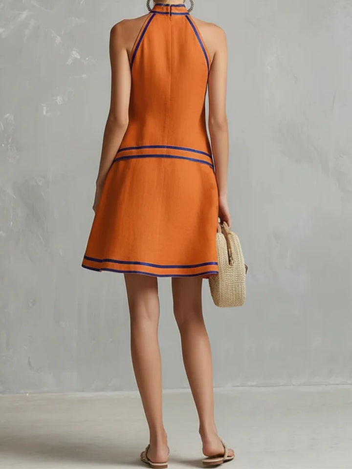 Aranciata Halter Mini Dress