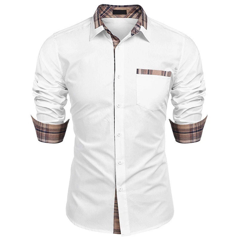 Tartan Cuff Dress Shirt