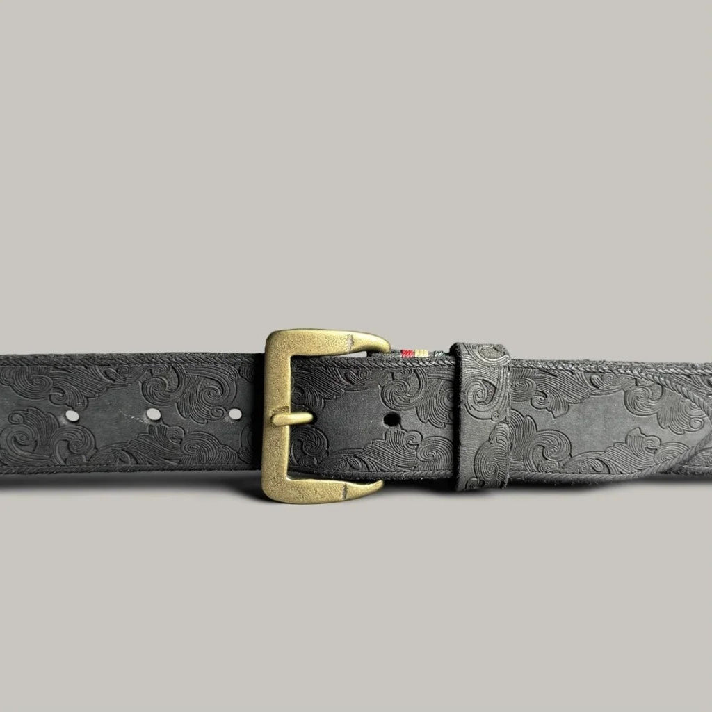 Dakota Carved Leather Belt