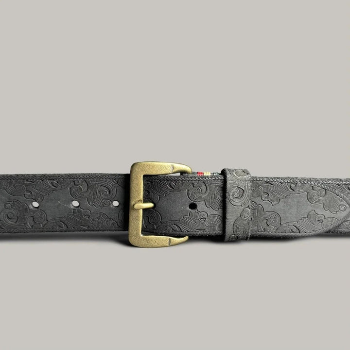 Dakota Carved Leather Belt