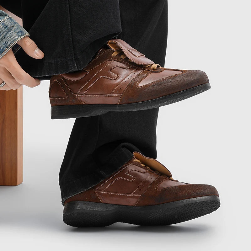 Flux Fold Leather Loafers