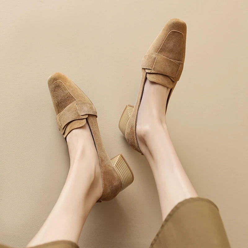 Carmina Soft Suede Loafers