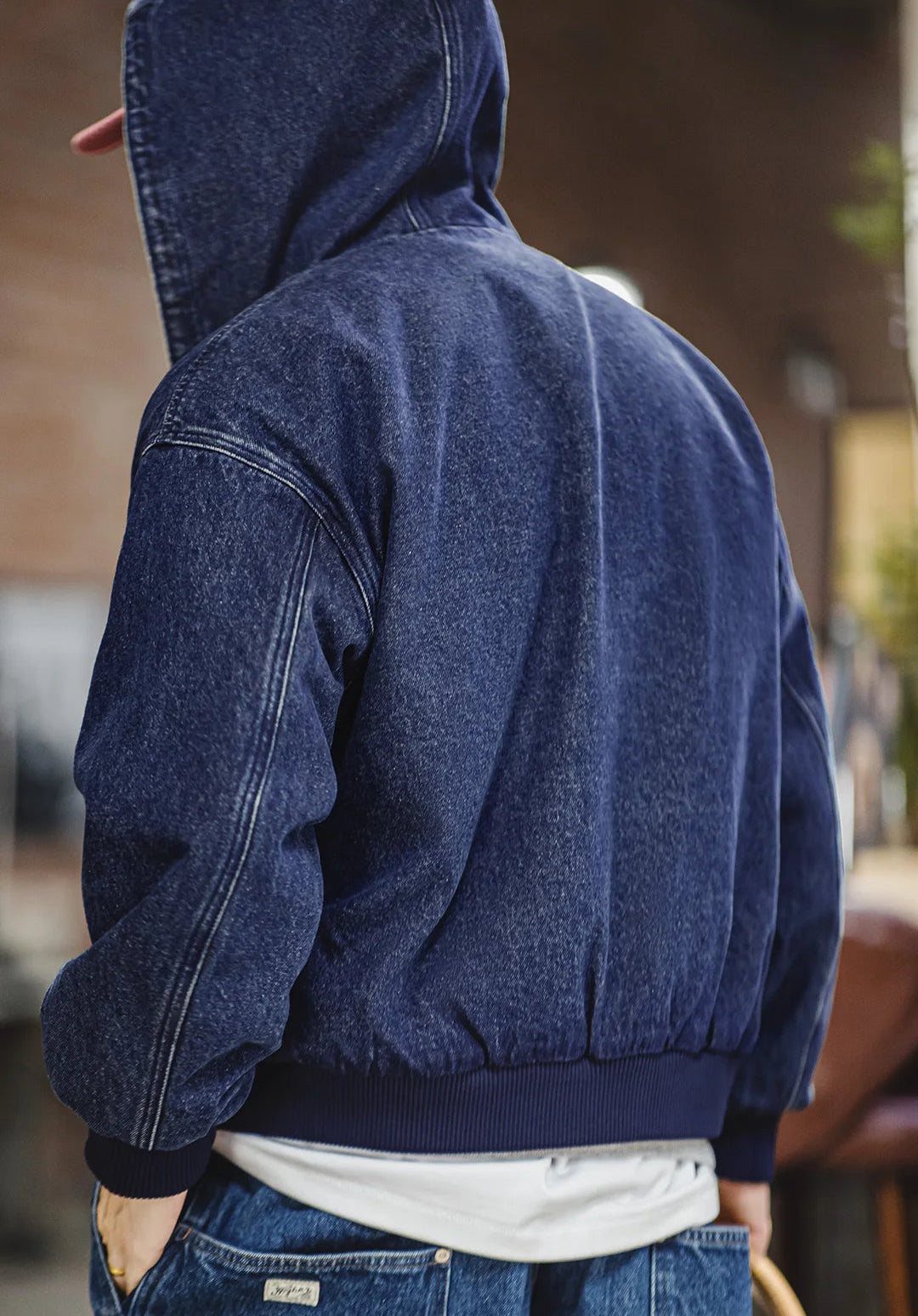 Foundry Hooded Denim Jacket