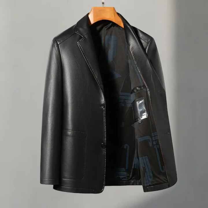 Everett Leather Blazer