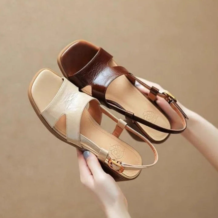 Allegra T-Strap Sandals