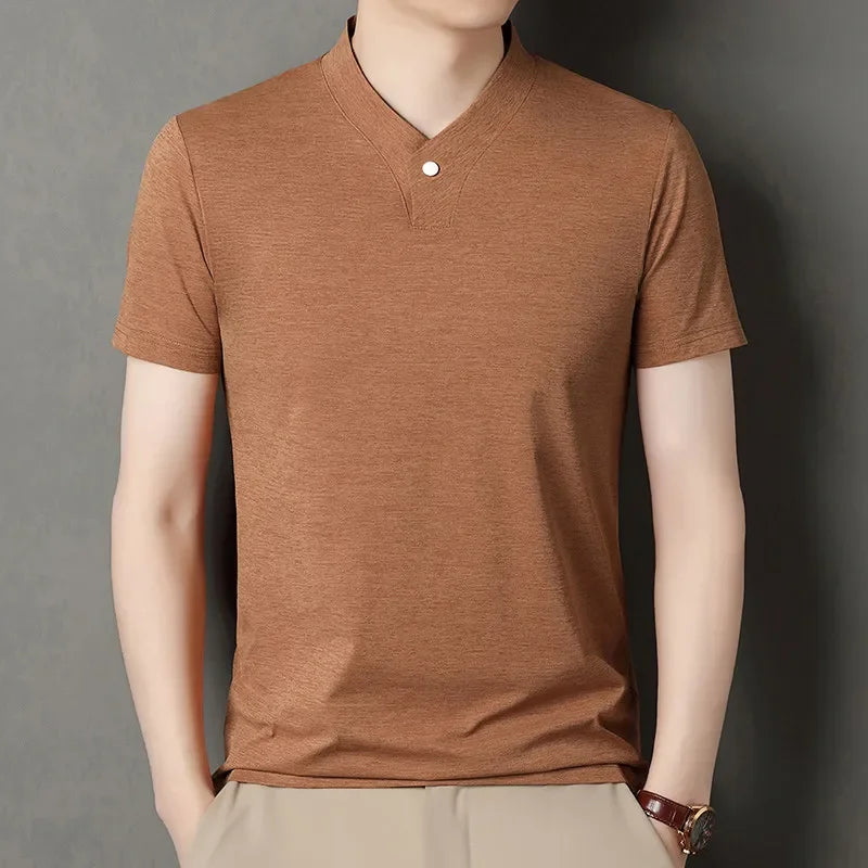Calder Notch-Neck Tee