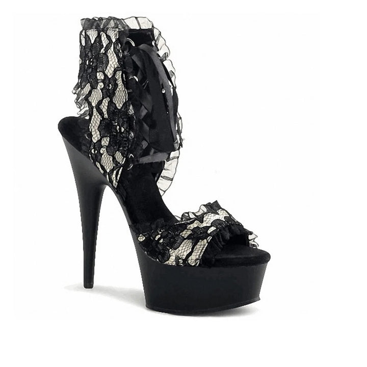 Notturna Lace Platform Stilettos