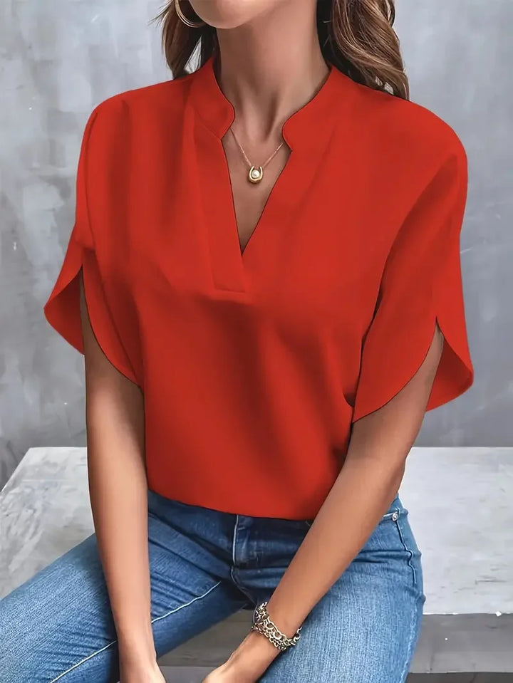 Brezza V-Neck Dolman Blouse