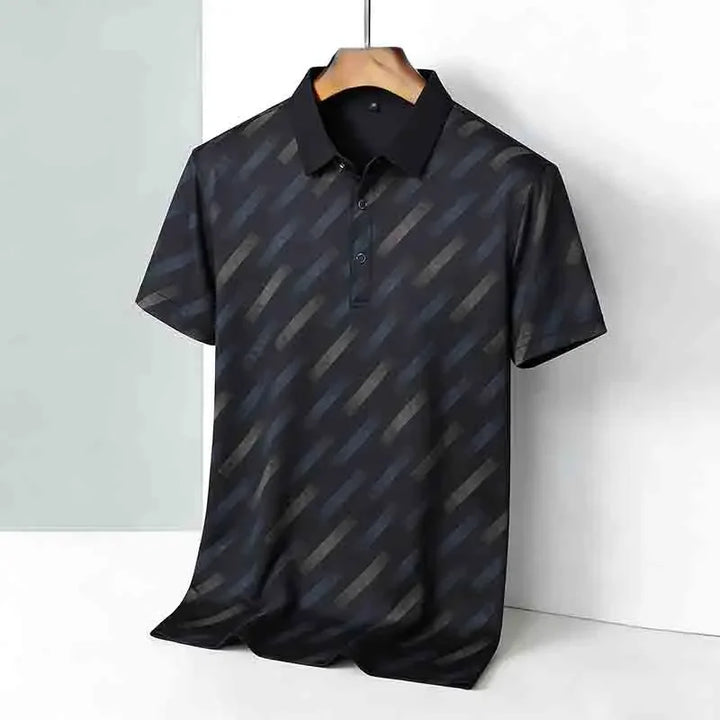 Obliqua Diagonal Stripe Polo