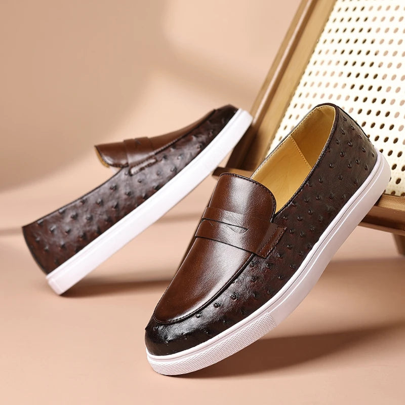 Struzzo Penny Loafers