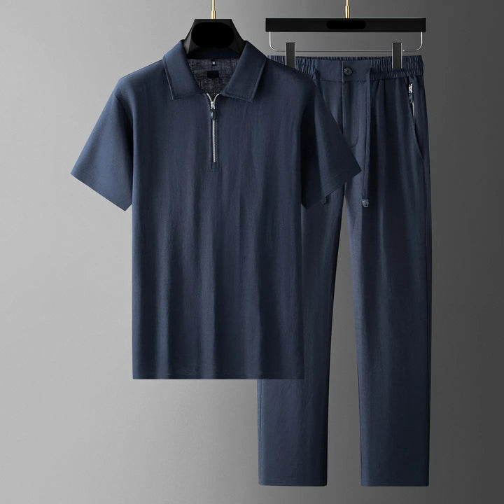 Halden Linen Zip Set