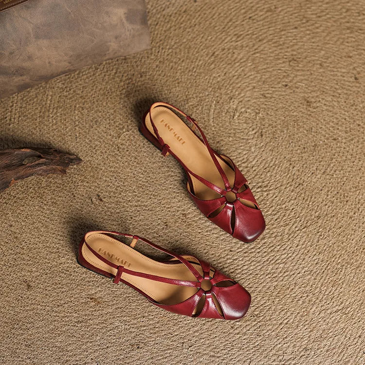 Sienna Cutout Slingbacks