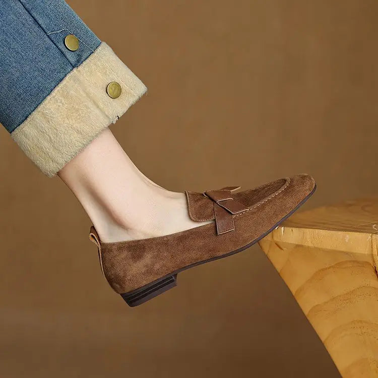 Aveline Soft Leather Loafers