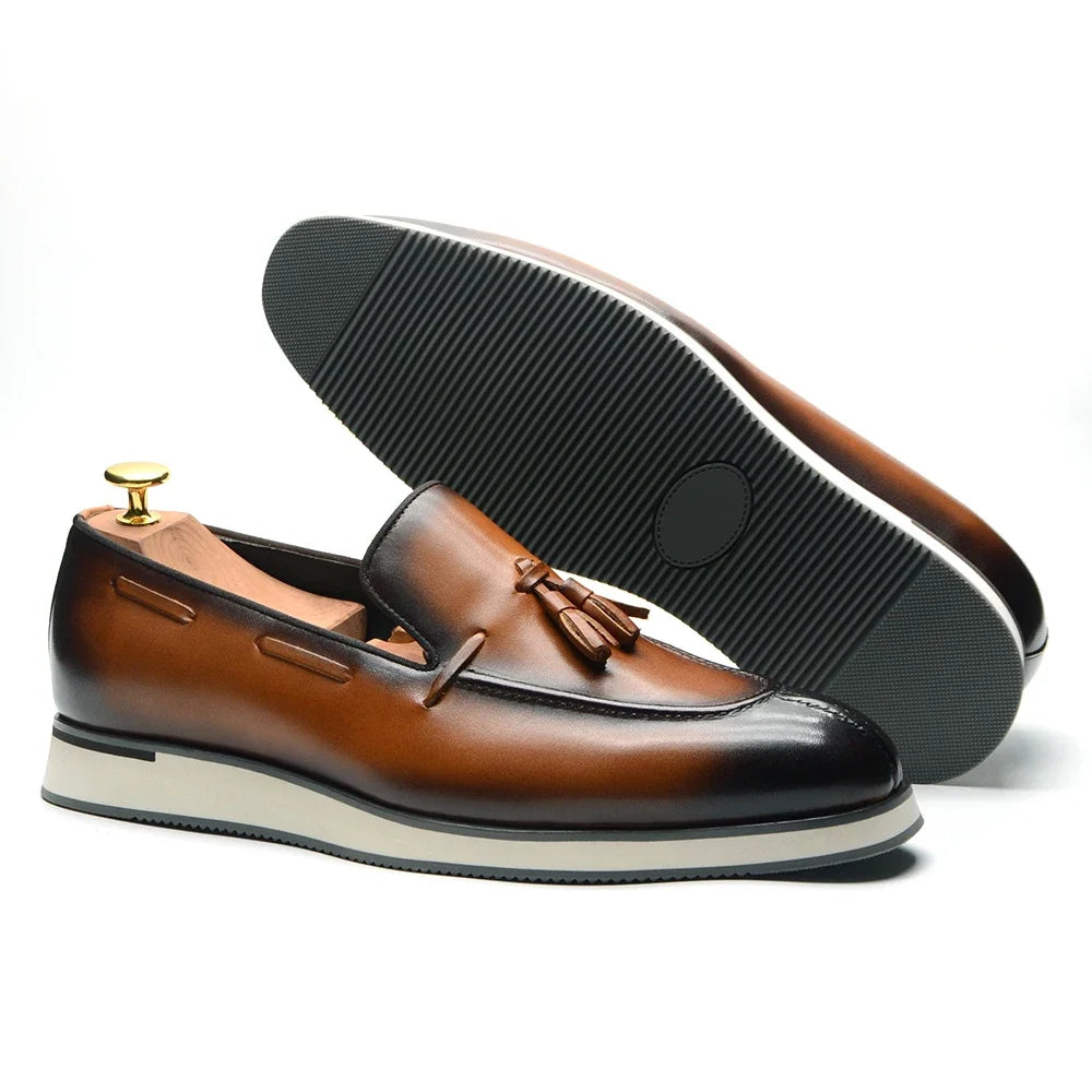 Tassetto Tassel Deck Loafers