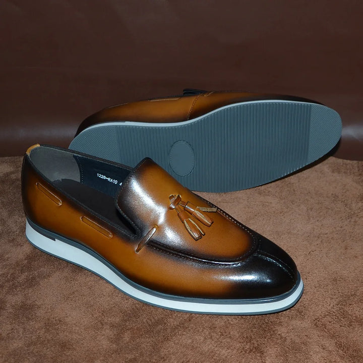 Tassetto Tassel Deck Loafers