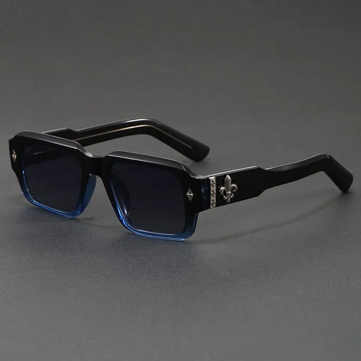 Fleur Crest Square Sunglasses