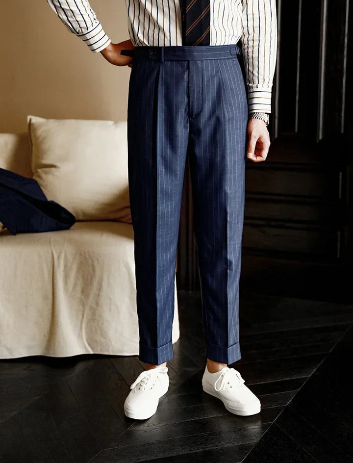 Vittorio Pinstripe Trousers