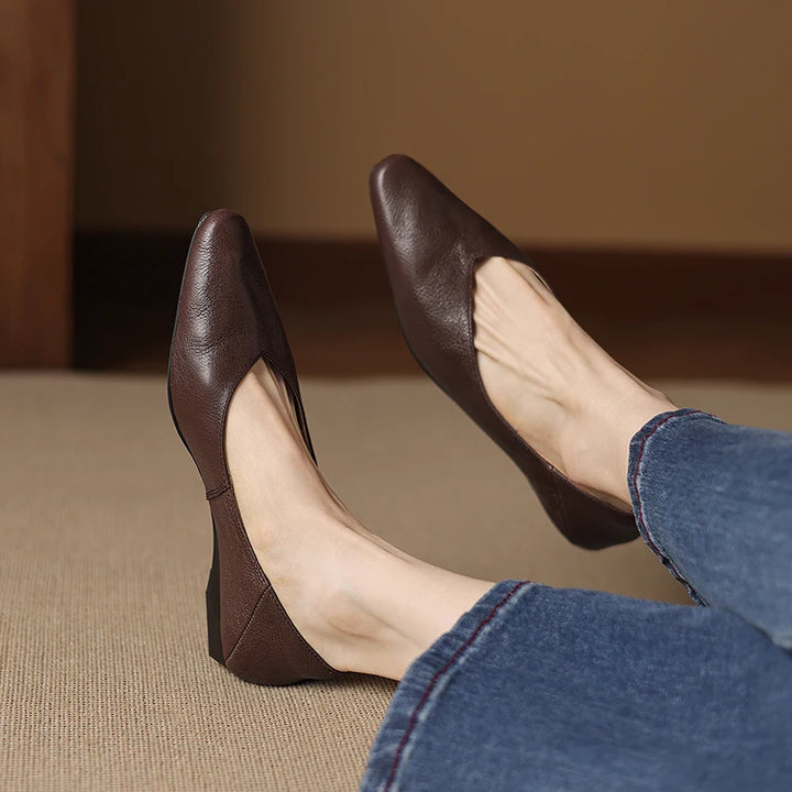 Layla Lowline Leather Flats