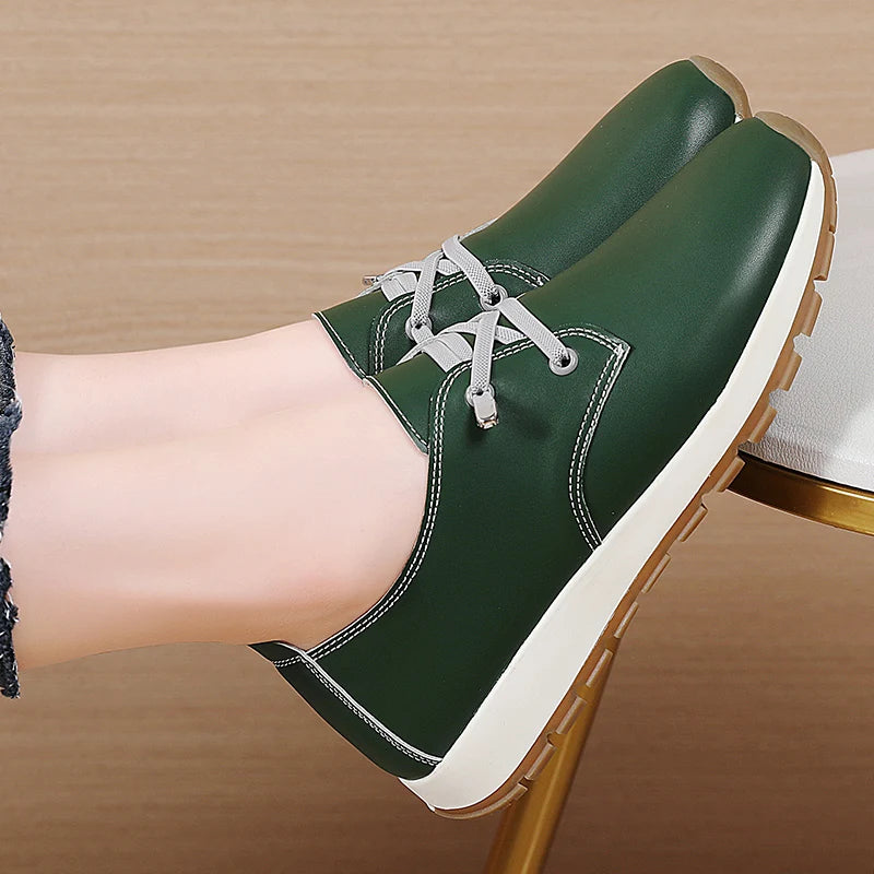 Mara Leather Sneakers