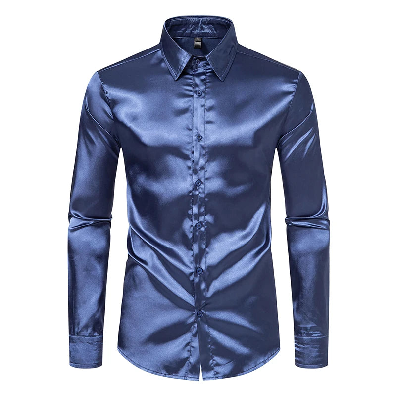 Lucente Satin Dress Shirt