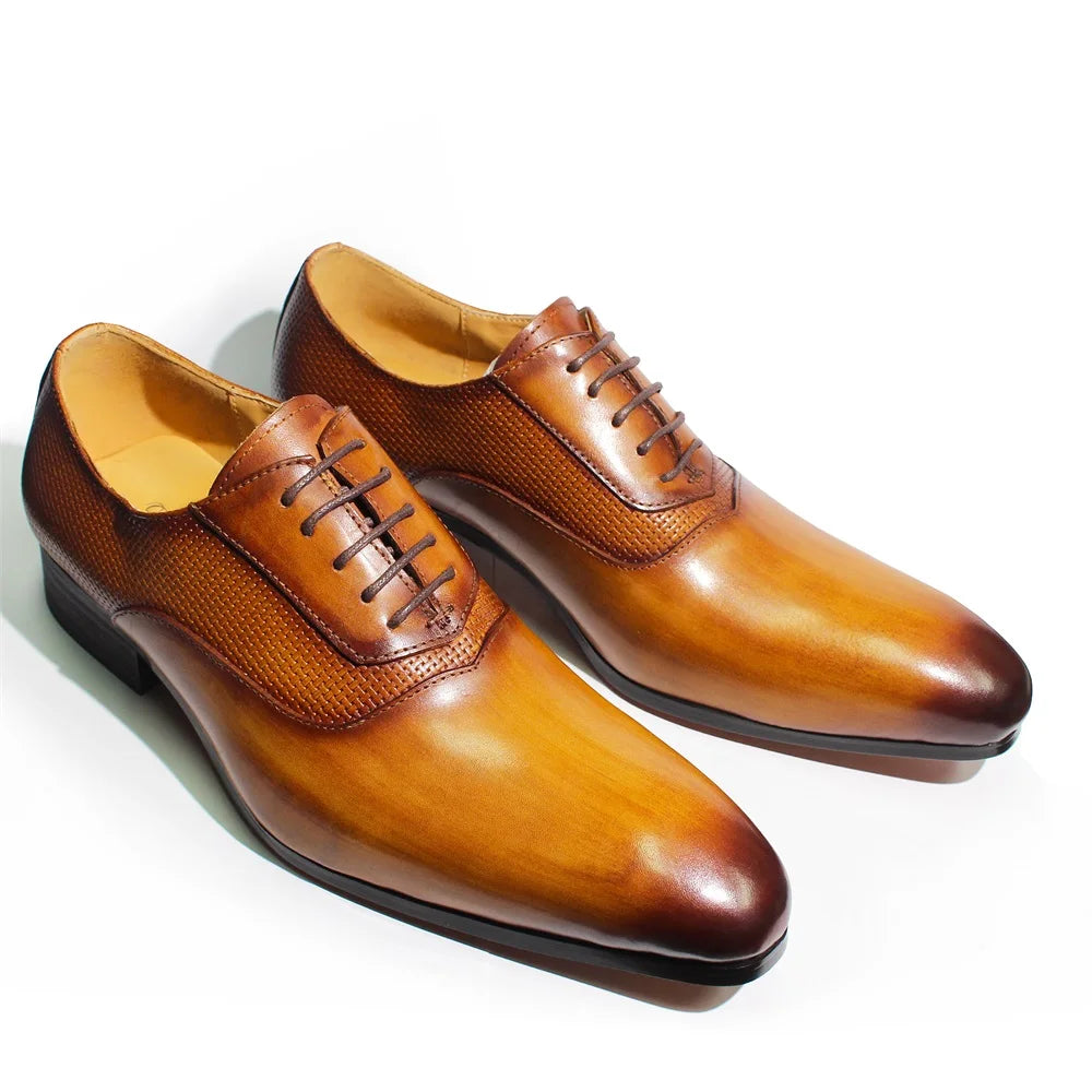 Granato Textured Panel Oxfords