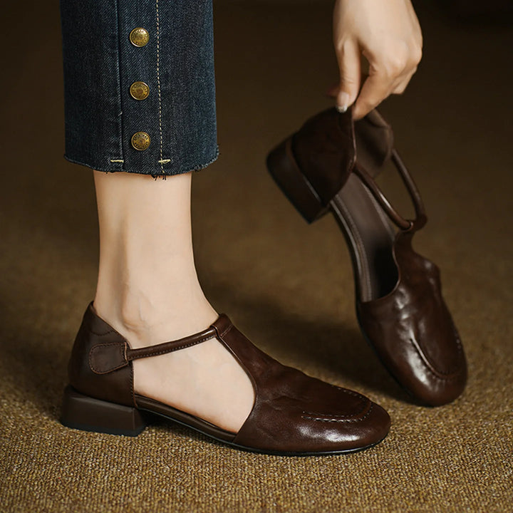 Minerva Leather Sandals