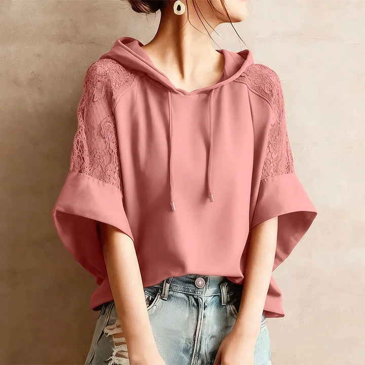 Evelina Lace Hoodie