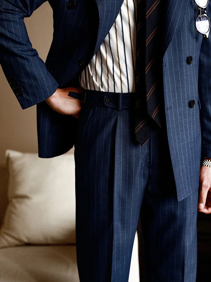 Vittorio Pinstripe Trousers